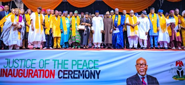 Aiyedatiwa inaugurates 130 new Justices of Peace, approves recruitment of 500 new Amotekun officers