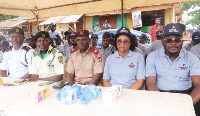 Road Safety: Dangote Cement leads ember month awareness, empowers drivers, riders with life-saving kits in Ogun