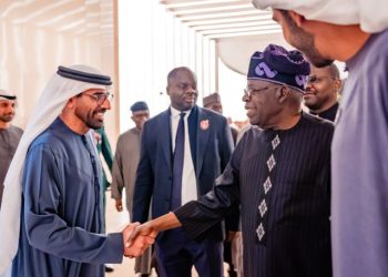 Tinubu in Abu Dhabi for Abu Dhabi Sustainability Week