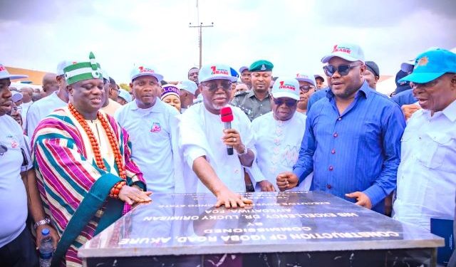 Ondo: Aiyedatiwa inaugurates roads, water projects to mark one year in office