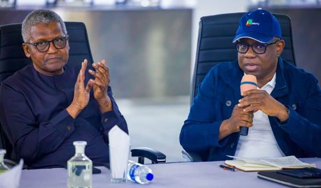 Ojulari leads NNPCL delegation on tour of Dangote Refinery