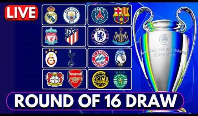 UCL last-16 draw: Liverpool, Man City, Real Madrid, PSG, Chelsea, others know opponents