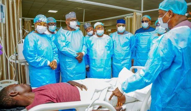 Photo News: Governors visit victims of Kaiama killings