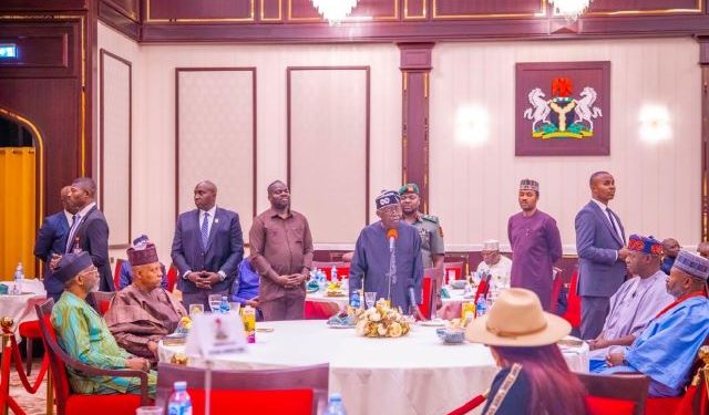 Tinubu to leaders of political parties, democracy, rule of law will survive and thrive in Nigeria under my administration