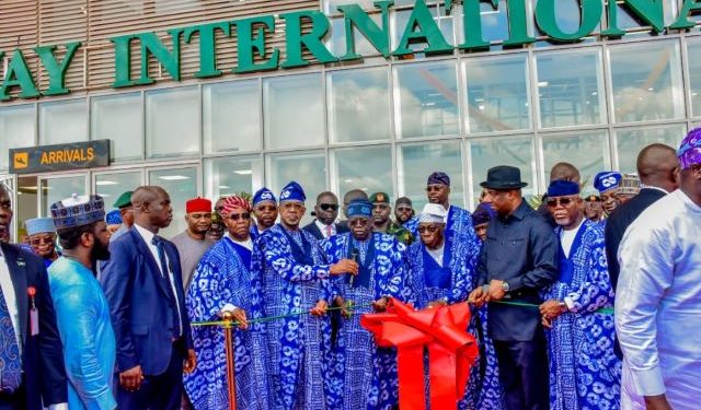 Tinubu, Akpabio, Obasanjo, others laud Abiodun at Gateway Airport inauguration