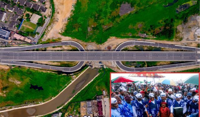 Photo News: Tinubu  inaugurates Opebi-Ojota Link Bridge, Multi-Agency Complex, LAGIS