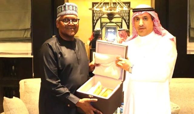 Dangote meets Saudi envoy to deepen economic cooperation, partnership