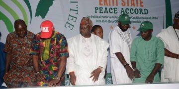 Ekiti Polls: 13 Political parties sign peace accord ahead of June 20 governorship election