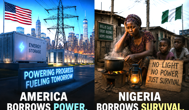 America Borrows Power, Nigeria Borrows Survival