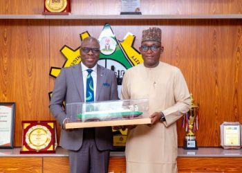  Photo News: NLNG’s MD/CEO Falade visits NMDPRA boss, Rabiu Abdullahi Umar