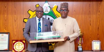  Photo News: NLNG’s MD/CEO Falade visits NMDPRA boss, Rabiu Abdullahi Umar