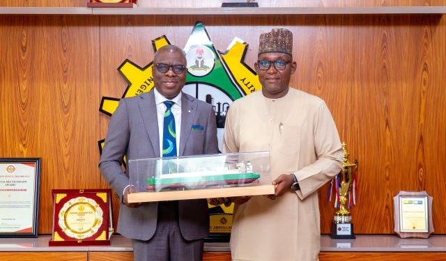  Photo News: NLNG’s MD/CEO Falade visits NMDPRA boss, Rabiu Abdullahi Umar