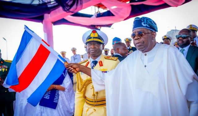 Tinubu commends Navy for seven decades of providing maritime security, commissions three vessels
