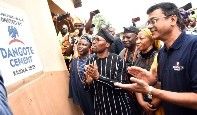 Dangote Cement Ibese commissions cassava processing plant in Ogun