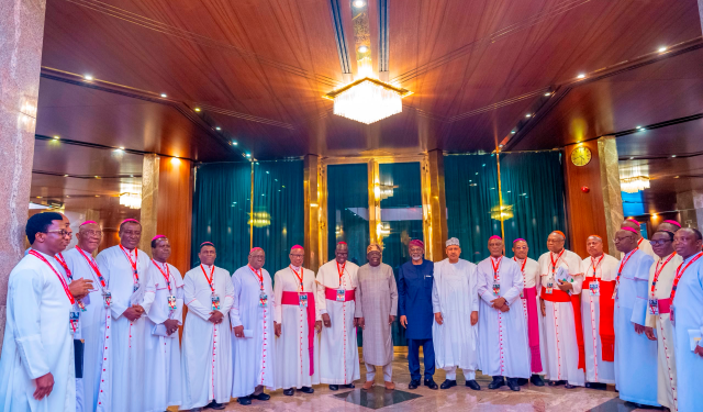 Tinubu to Catholic bishops, we are stabilising the nation, prosperity on the horizon