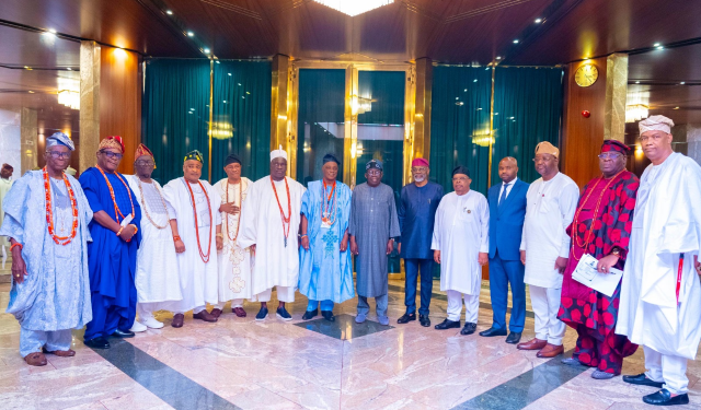 Tinubu receives Oyo State Council of Obas, eyes expansion of Army Divisions to curtail insecurity