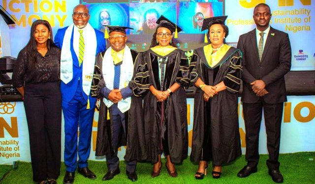 Sustainability Professionals Institute of Nigeria inducts 79 new members