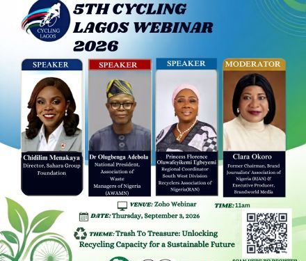 Cycling Africa holds 5th Cycling Lagos webinar to spotlight Nigeria’s untapped recycling potential